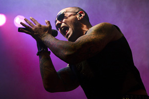 Rev Theory's Rich Luzzi performs at Cancer Sucks