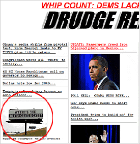 Drudge Report Ad