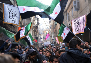 Syrian Islamists demonstrate