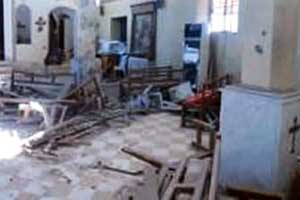 Syrian Churches are vandalized and looted 