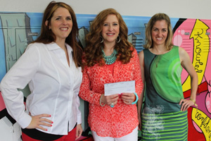 Left to Right: Courtnie Tidwell, Chair, Women Impacting Tulsa; Lori McGinnis-Madland, Executive Director, Street School; Jane Ziegler, Program Coordinator Tulsa Community Foundation.