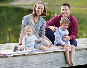 Jarrin Jackson, candidate for Congress (2Dist-OK), and family