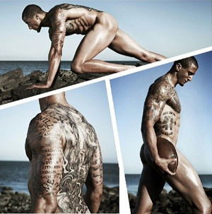 Colin Kaepernick in the ESPN body issue 