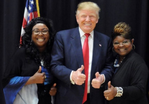 Diamond and Silk with Donald Trump